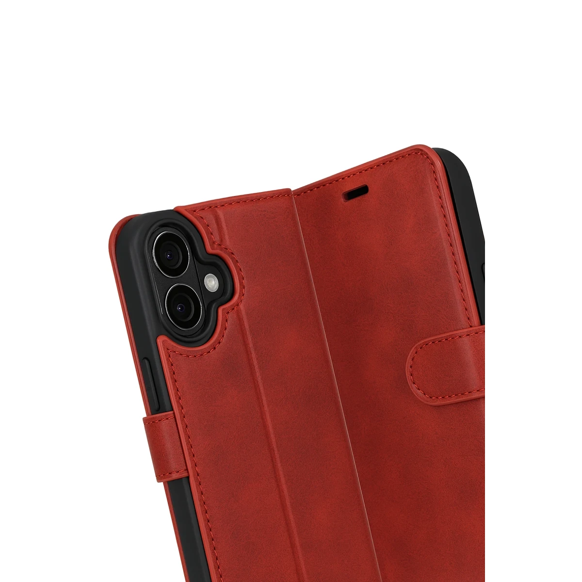 Apple iPhone 17 Trend S Plus Kapaklı Kılıf - Kırmızı