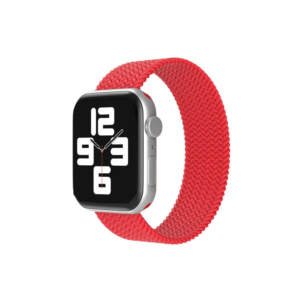 Apple Watch 38mm Ayarlı Solo Silikon Kordon - Kırmızı
