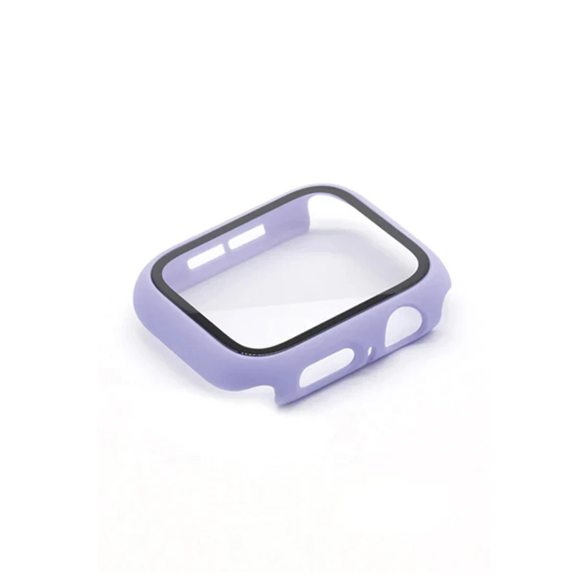 Apple Watch 38mm Camlı Kasa Ekran Koruyucu - Lila
