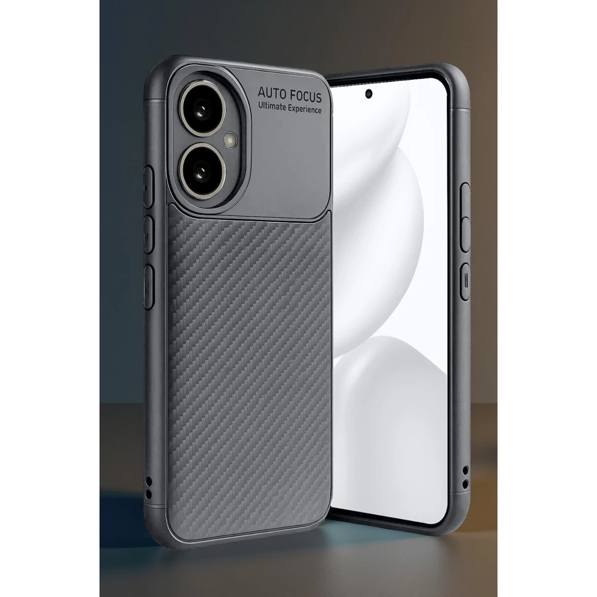 Honor 400 Kılıf Auto Focus Karbon Kapak - Gri