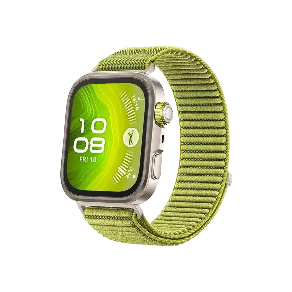 Huawei Fit 4 Braid Kordon - Açık Yeşil