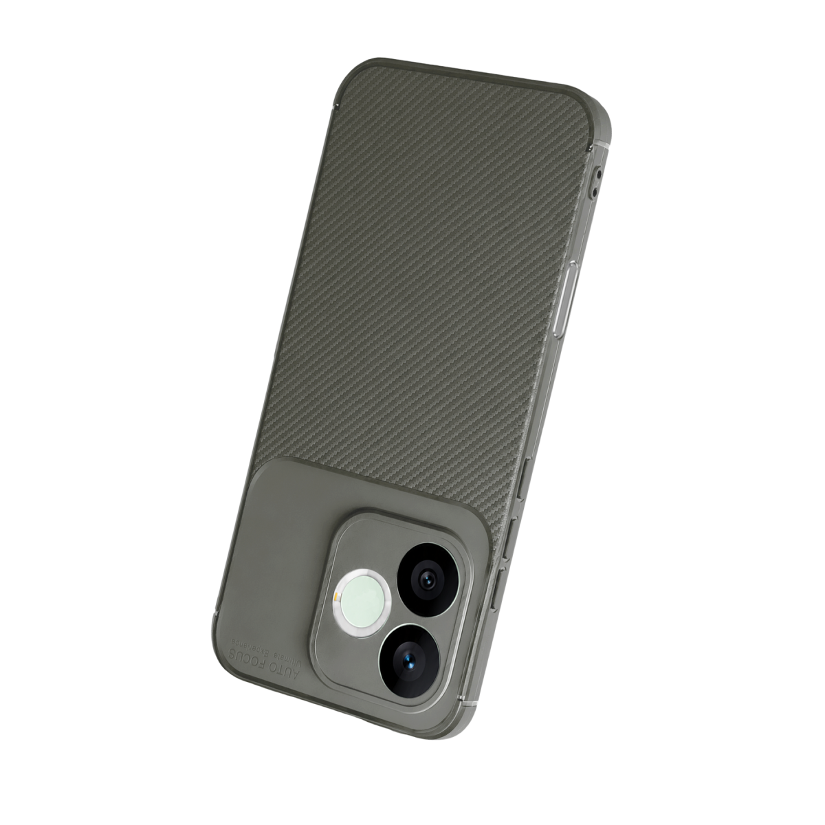 Huawei Honor 600 Lite Auto Focus Karbon Kapak - Gri