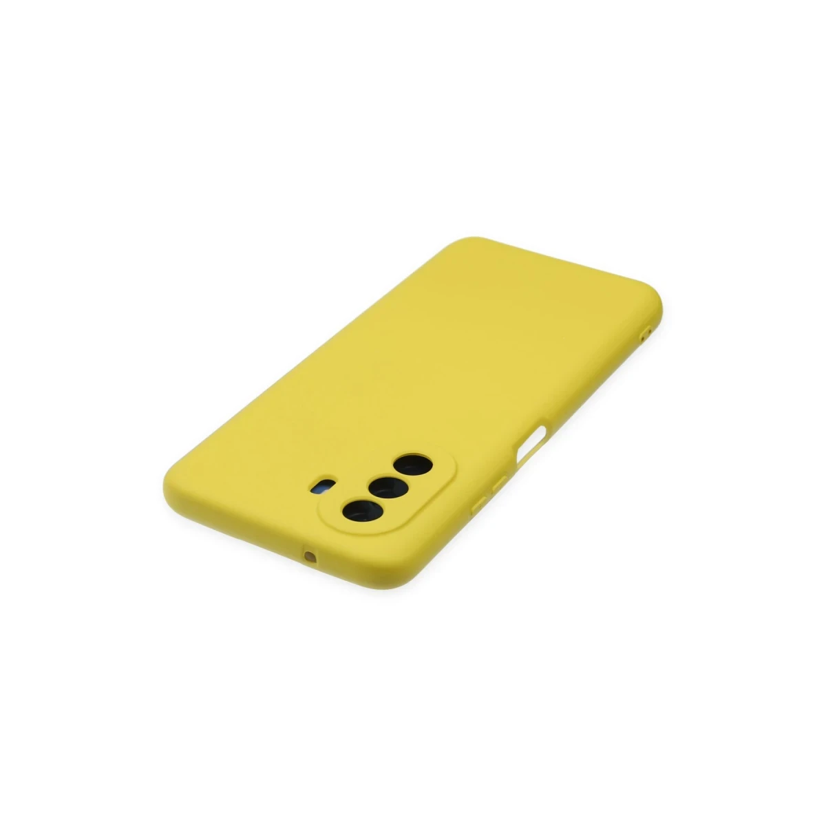 Huawei Nova Y70 Kılıf Nano içi Kadife Silikon - Sarı