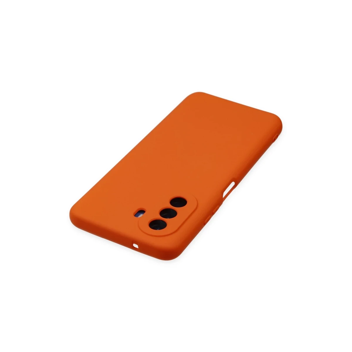 Huawei Nova Y70 Kılıf Nano içi Kadife Silikon - Turuncu