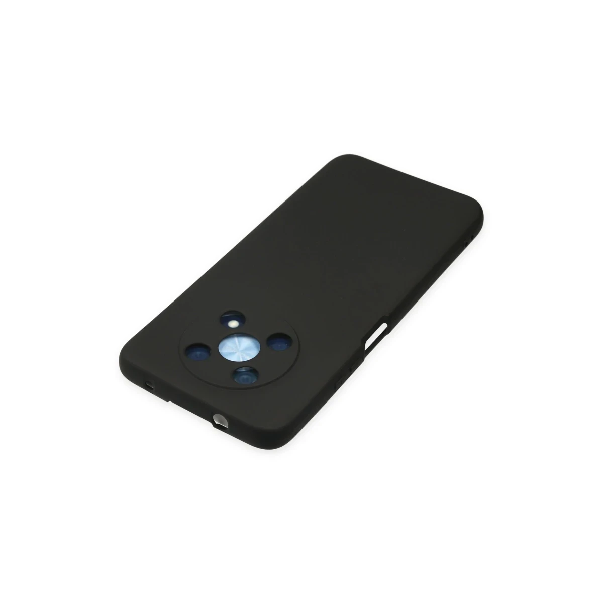 Huawei Nova Y90 Kılıf Nano içi Kadife Silikon - Siyah