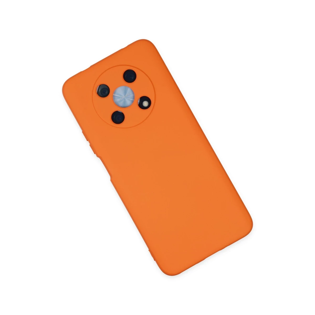 Huawei Nova Y90 Kılıf Nano içi Kadife Silikon - Turuncu