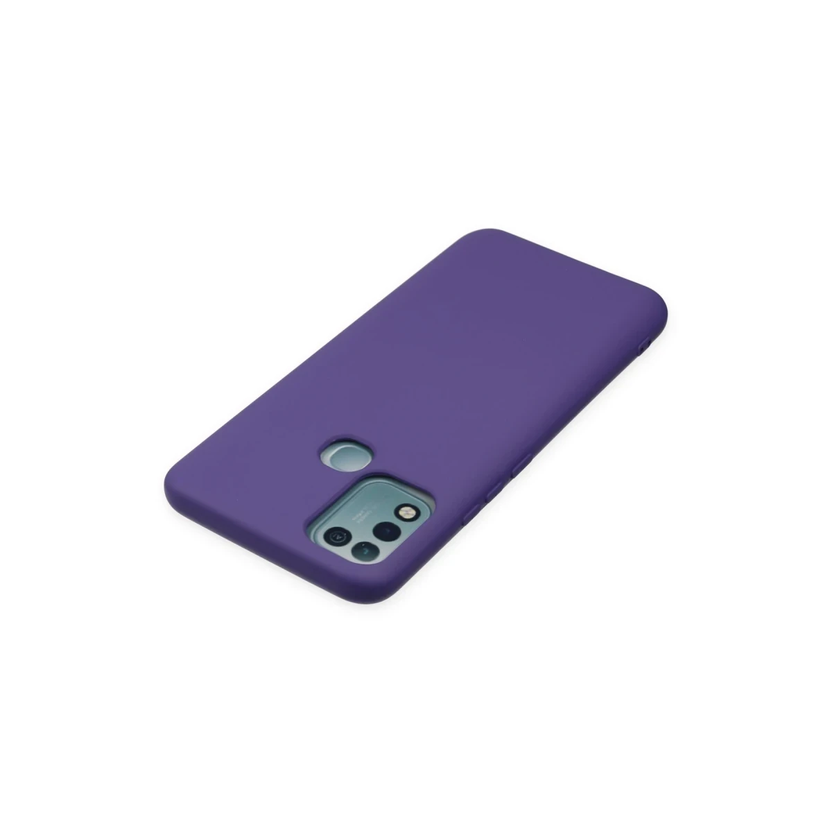 İnfinix Hot 10 Play Kılıf Nano içi Kadife Silikon - Mor