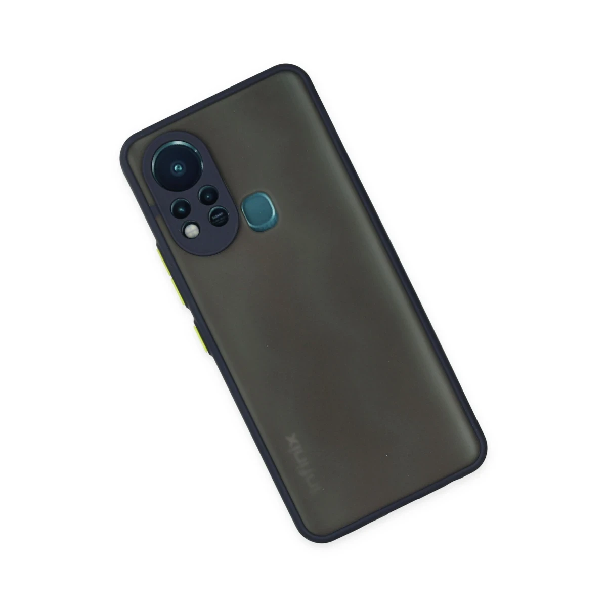 İnfinix Hot 11s Kılıf Montreal Silikon Kapak - Lacivert