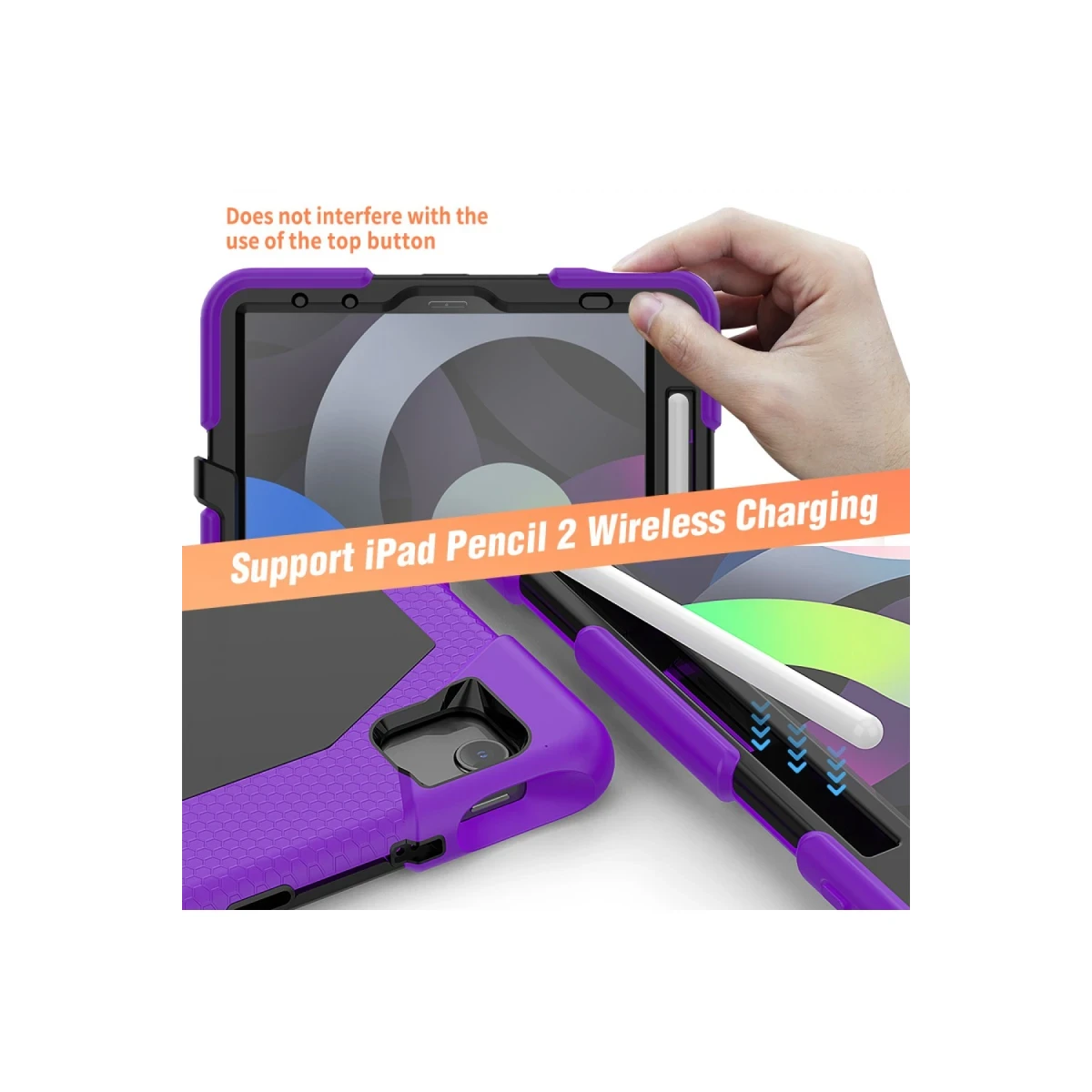 Apple iPad Pro 11 (2020) Kılıf Griffin Tablet Kapak - Mor