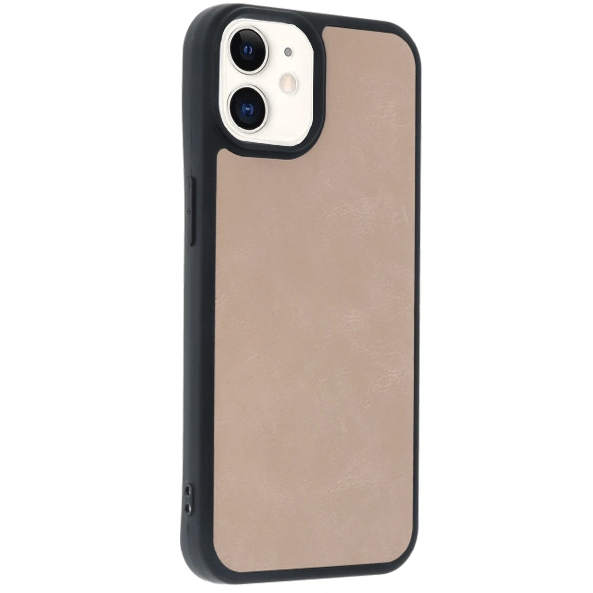 Apple iPhone 11 Kılıf Aras Deri Kapak - Pudra