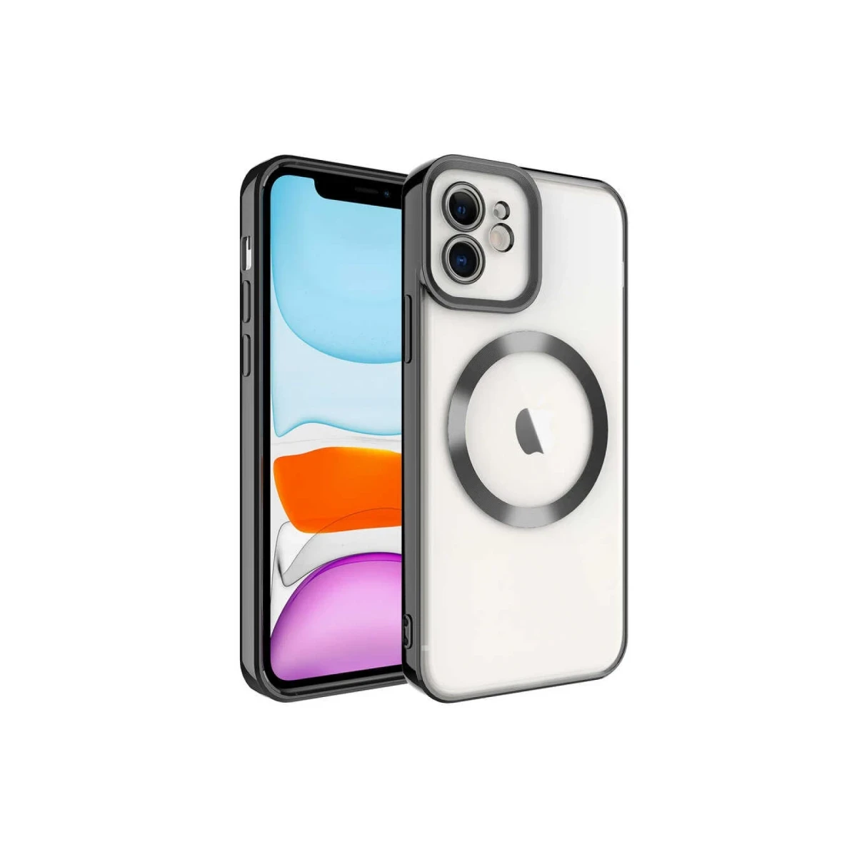 Apple iPhone 11 Kılıf Kross Magneticsafe Kapak - Siyah