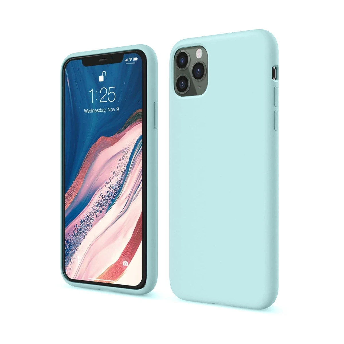 Apple iPhone 11 Pro Kılıf First Silikon - Turkuaz