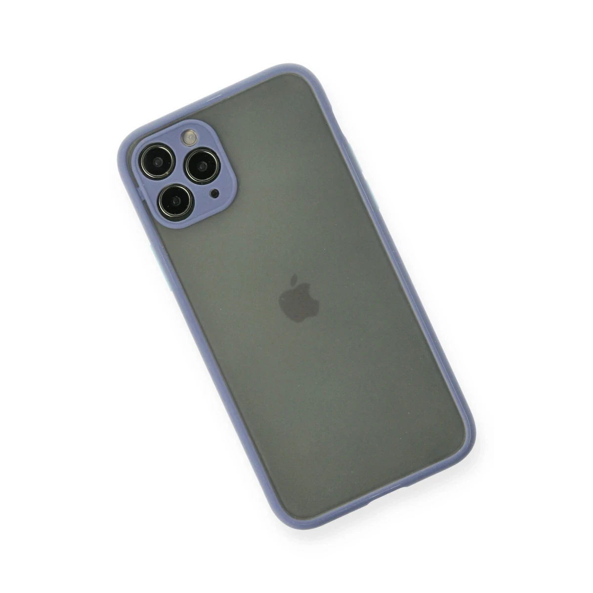 Apple iPhone 11 Pro Kılıf Montreal Silikon Kapak - Gri