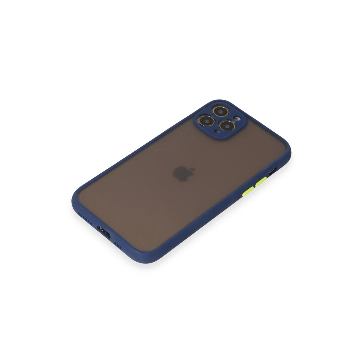 Apple iPhone 11 Pro Kılıf Montreal Silikon Kapak - Lacivert