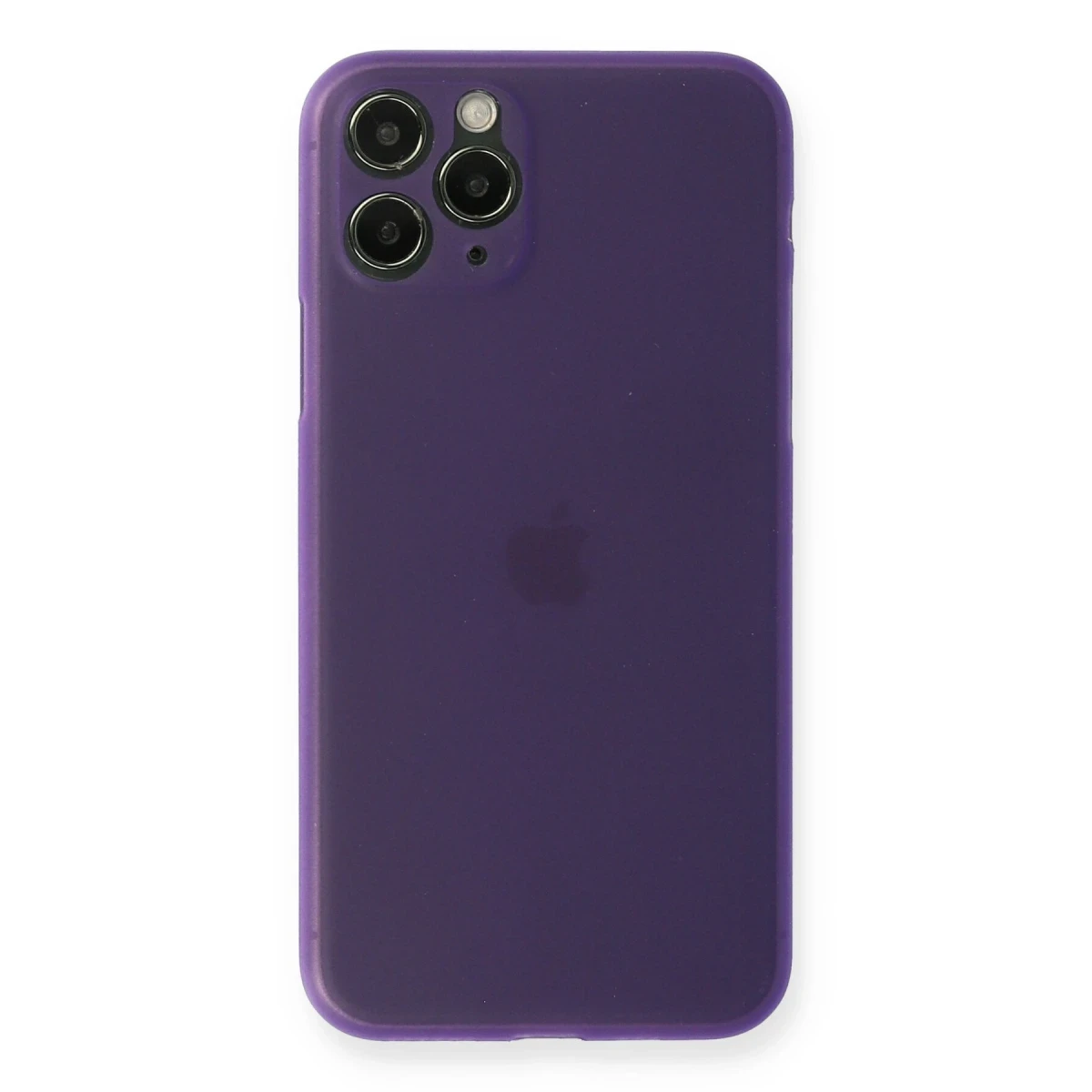 Apple iPhone 11 Pro Max Kılıf PP Ultra İnce Kapak - Mor