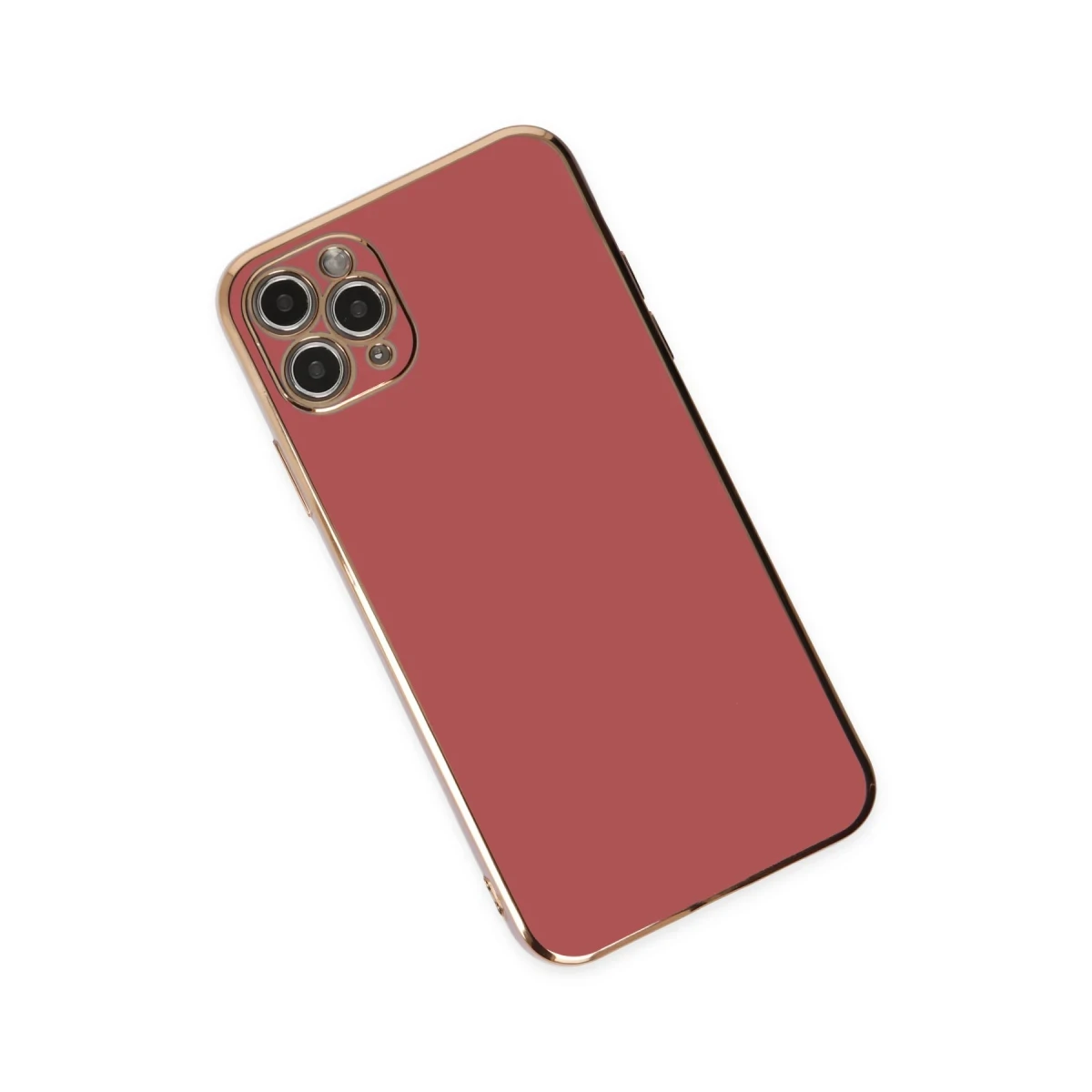 Apple iPhone 11 Pro Max Kılıf Volet Silikon - Kırmızı