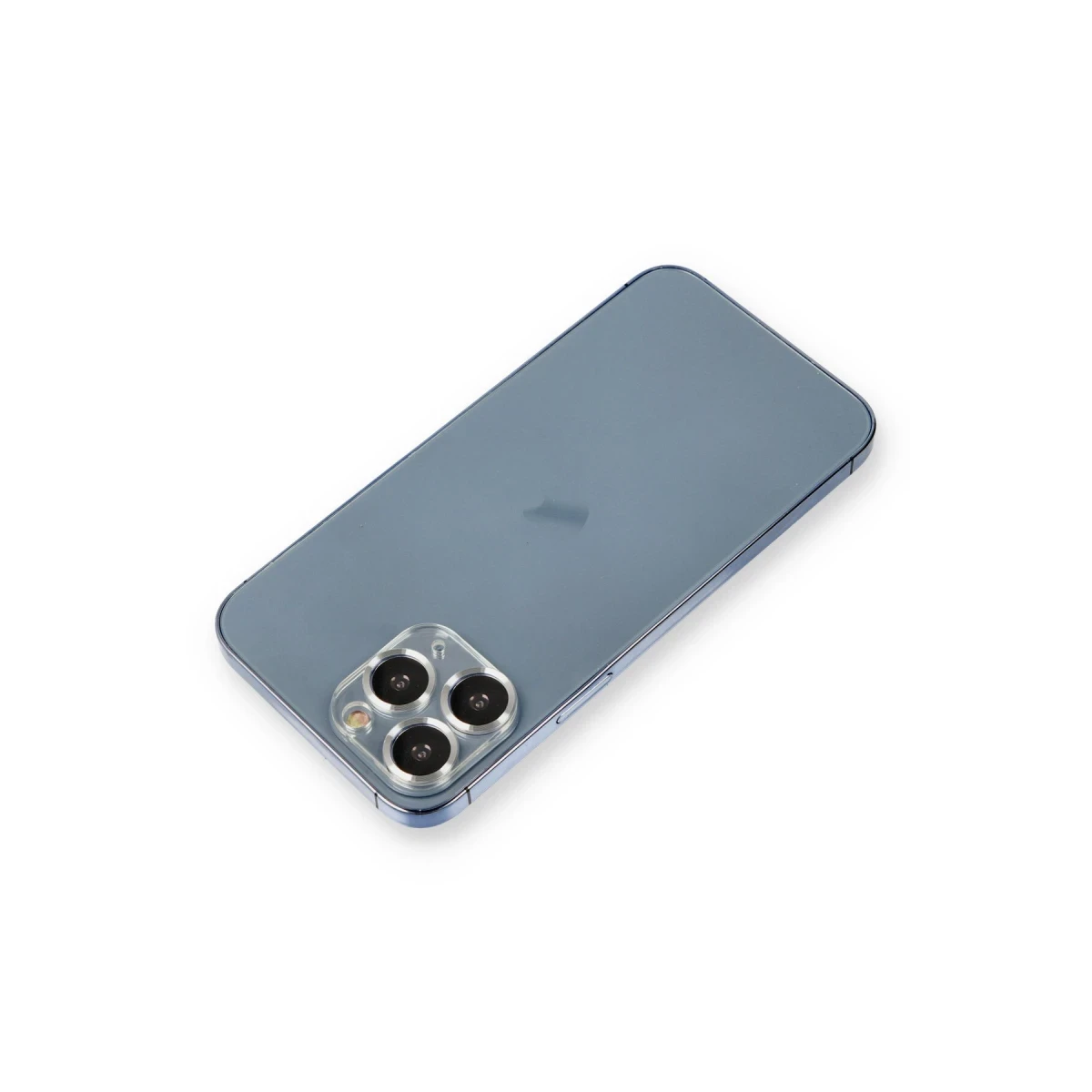 Apple iPhone 11 Pro Max Metal Kamera Lens Koruma Cam - Gümüş