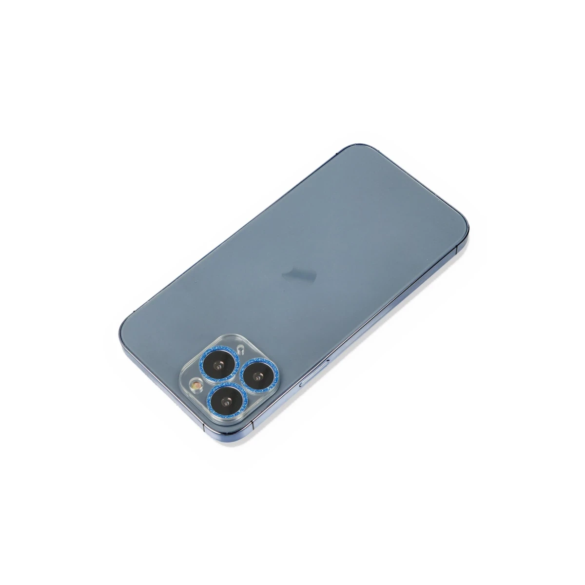 Apple iPhone 11 Pro Max Shine Kamera Lens Koruma Cam - Mavi