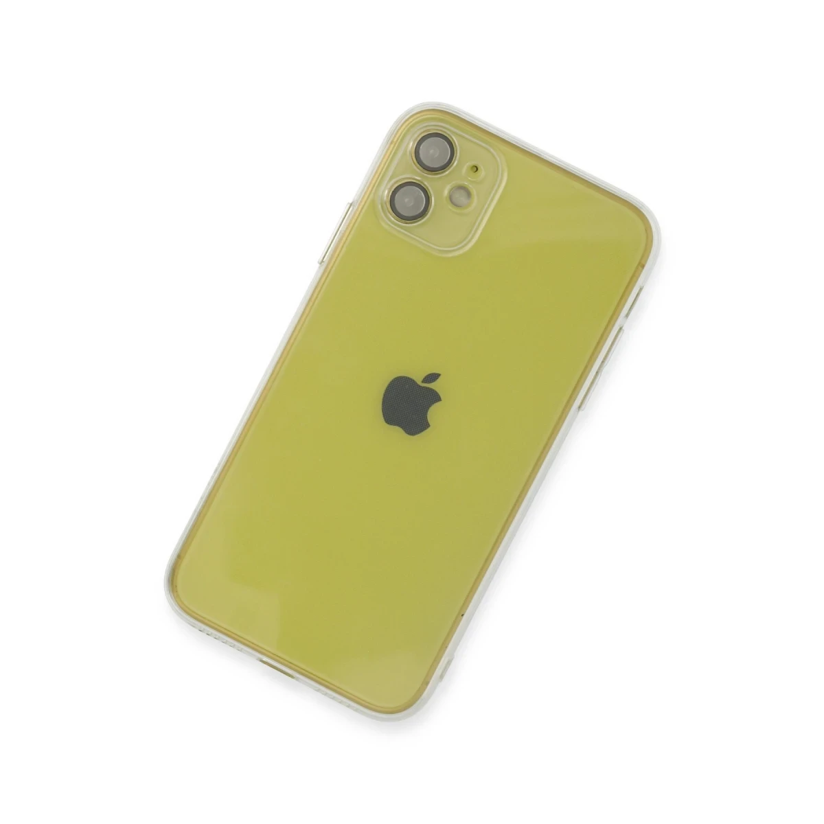 Apple iPhone 12 Kılıf Fly Lens Silikon - Şeffaf