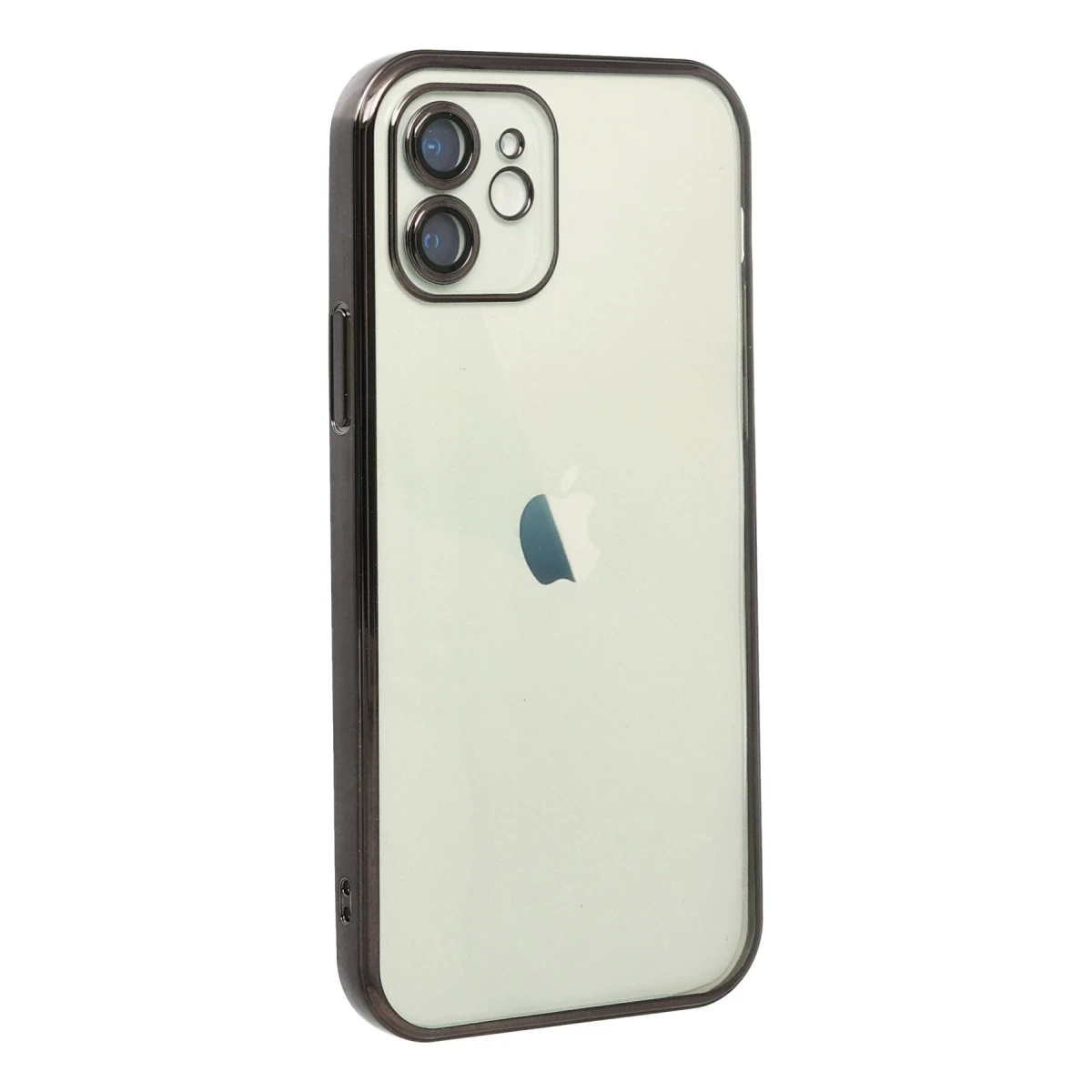 Apple iPhone 12 Kılıf Razer Lensli Silikon - Siyah