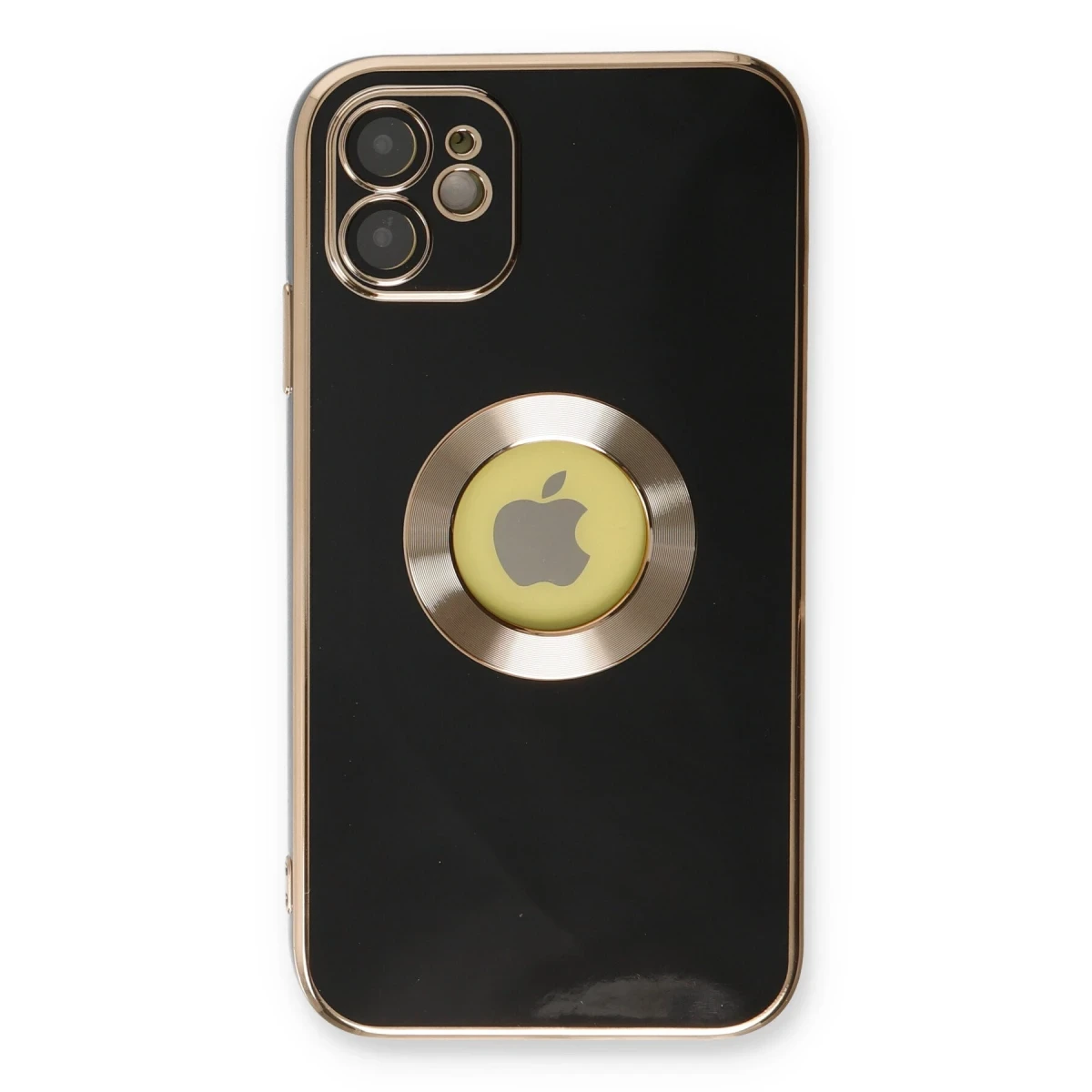 Apple iPhone 12 Kılıf Store Silikon - Siyah