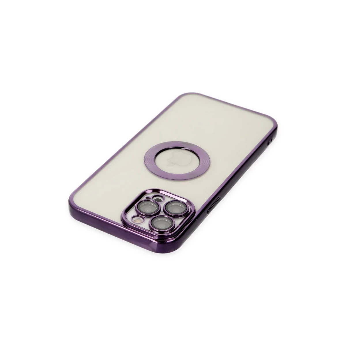 Apple iPhone 12 Pro Kılıf Slot Silikon - Mor