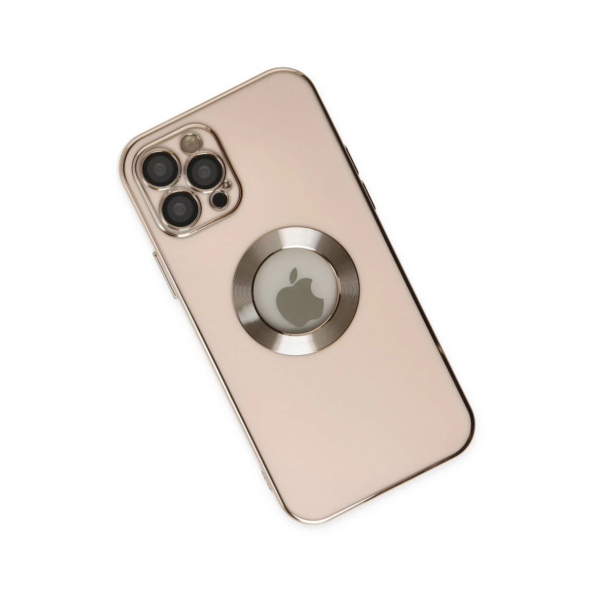 Apple iPhone 12 Pro Kılıf Store Silikon - Pembe