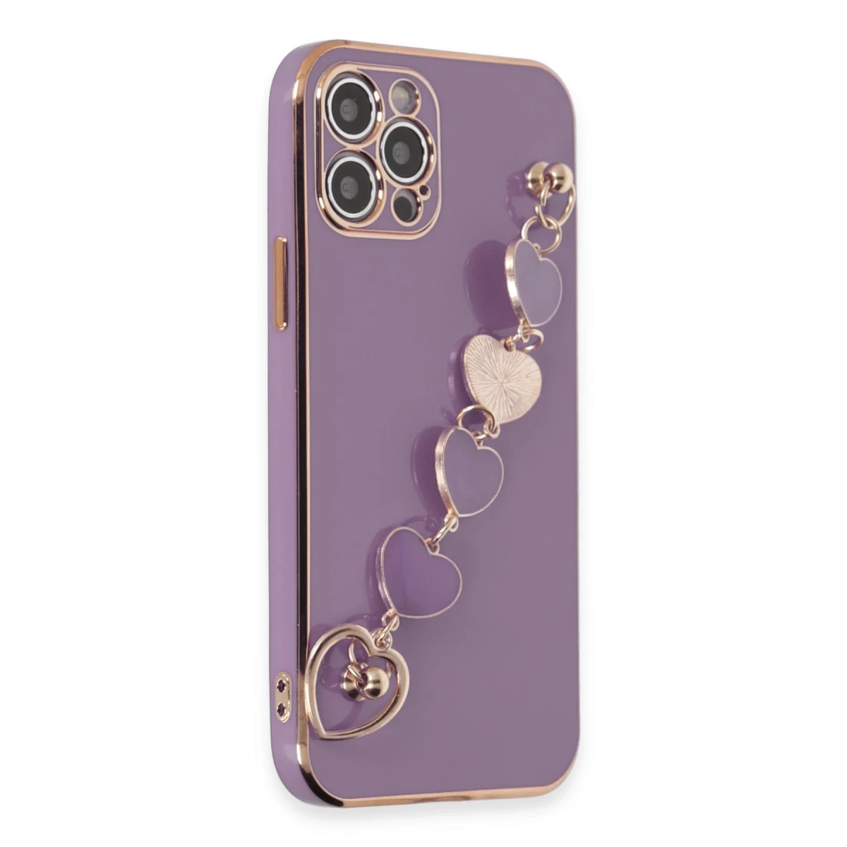 Apple iPhone 12 Pro Max Kılıf Esila Silikon - Mor