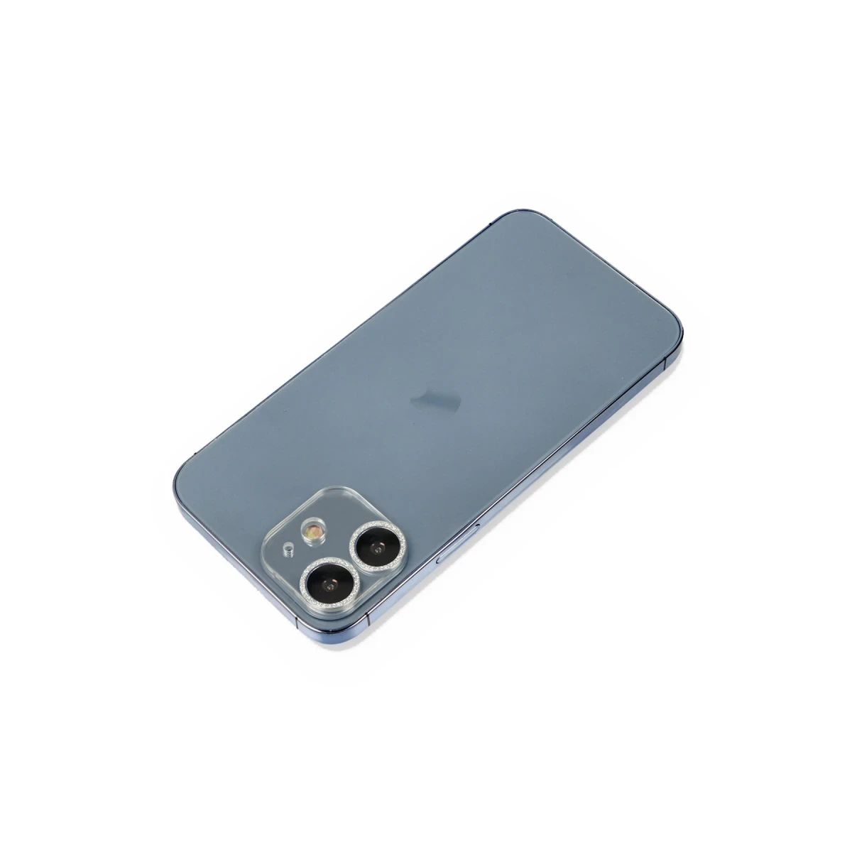 Apple iPhone 12 Shine Kamera Lens Koruma Cam - Gümüş