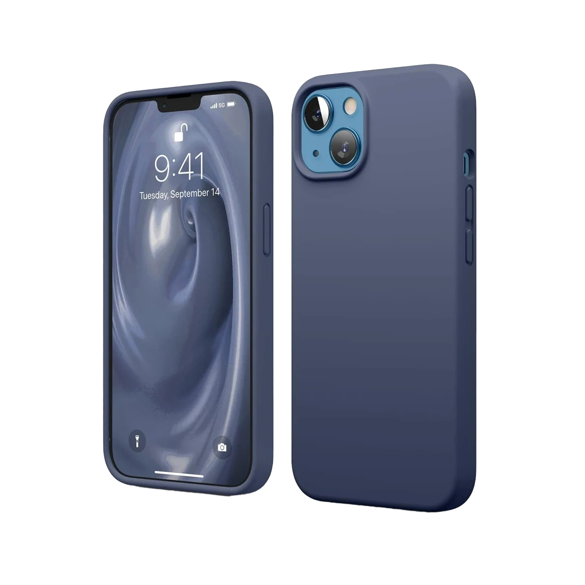 Apple iPhone 14 Kılıf First Silikon - Lacivert