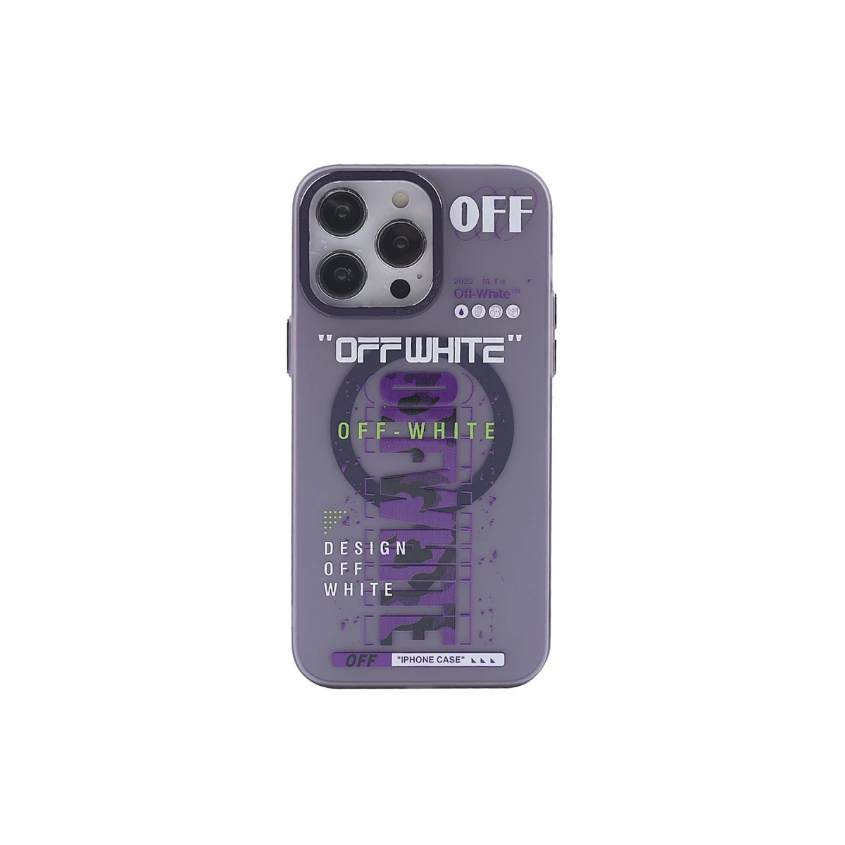 Apple iPhone 13 Pro Kılıf Apollo Magneticsafe Desenli Kapak - Apollo Mor - 3
