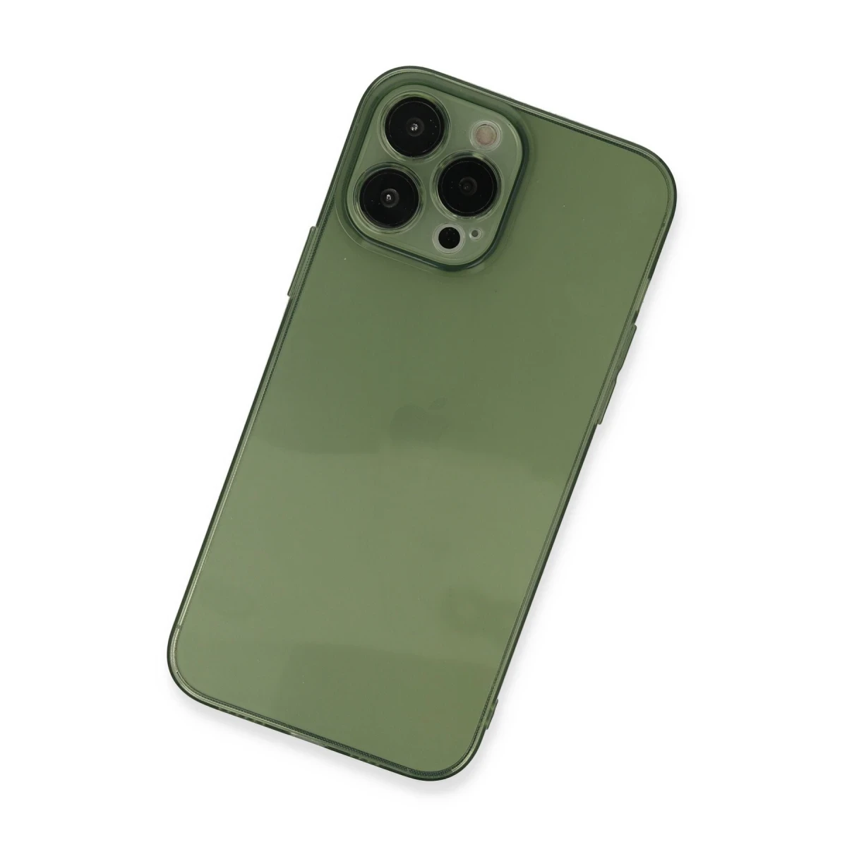 Apple iPhone 13 Pro Kılıf Fly Lens Silikon - Yeşil