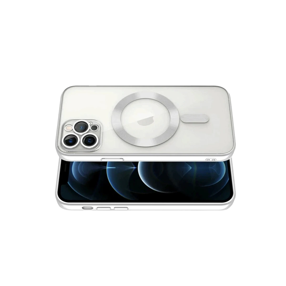 Apple iPhone 13 Pro Kılıf Kross Magneticsafe Kapak - Gümüş