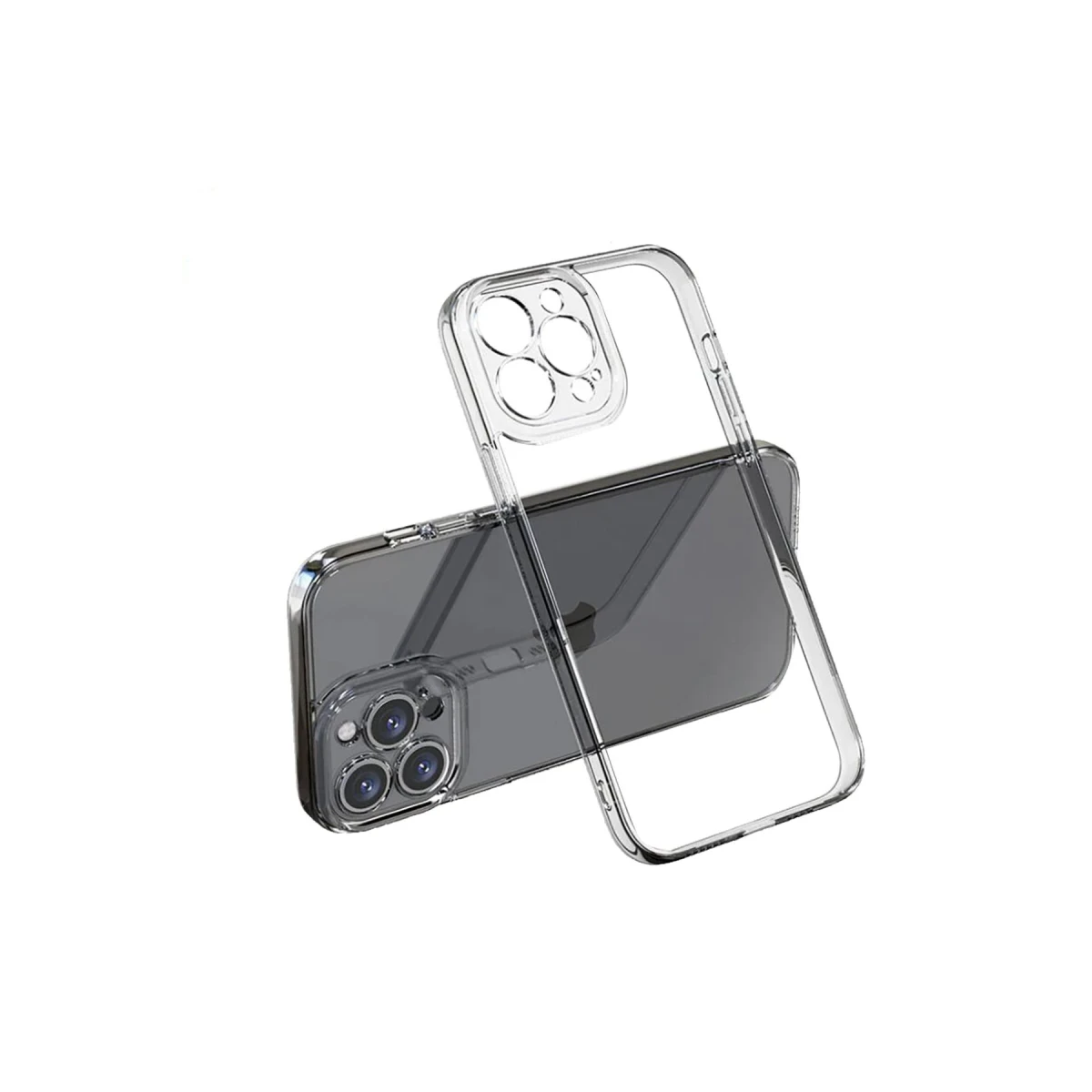 Apple iPhone 13 Pro Kılıf Lüx Şeffaf Silikon