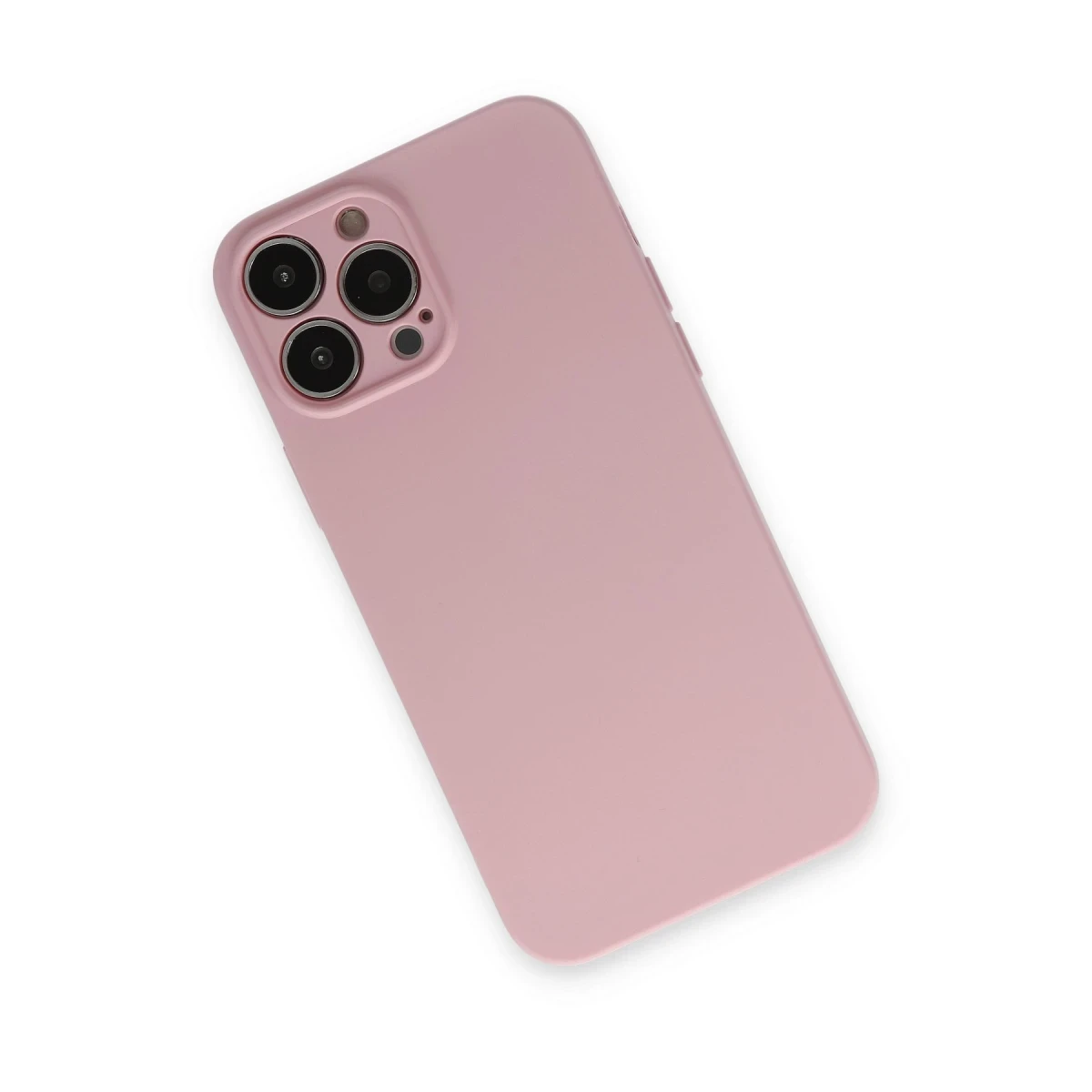 Apple iPhone 13 Pro Kılıf Nano içi Kadife Silikon - Pembe