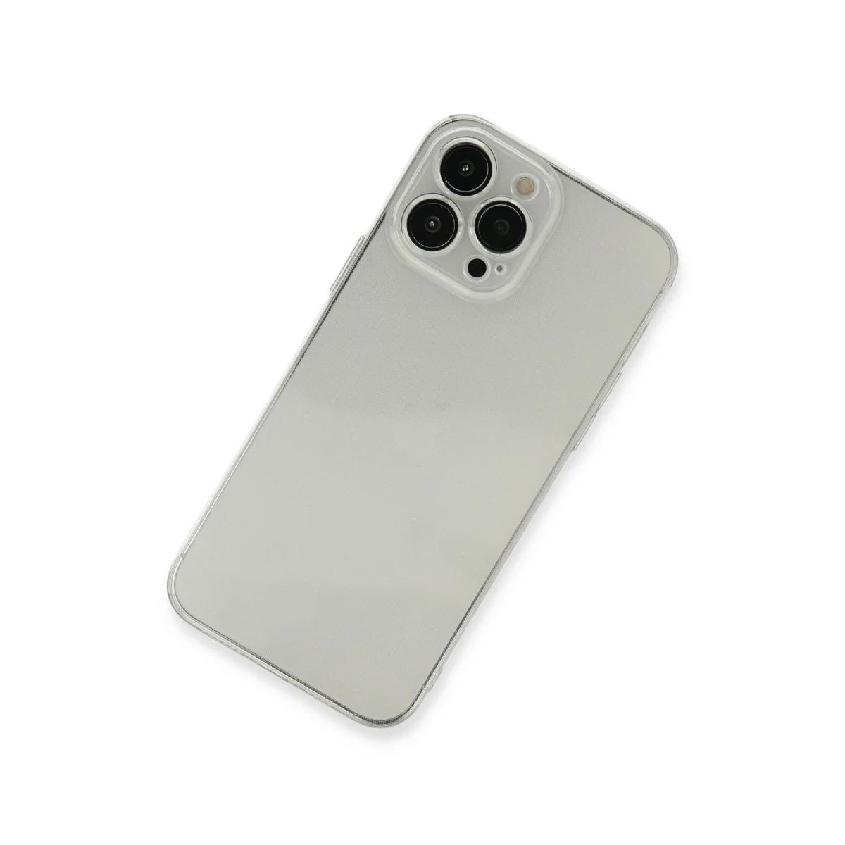 Apple iPhone 13 Pro Max Kılıf Fly Lens Silikon - Şeffaf