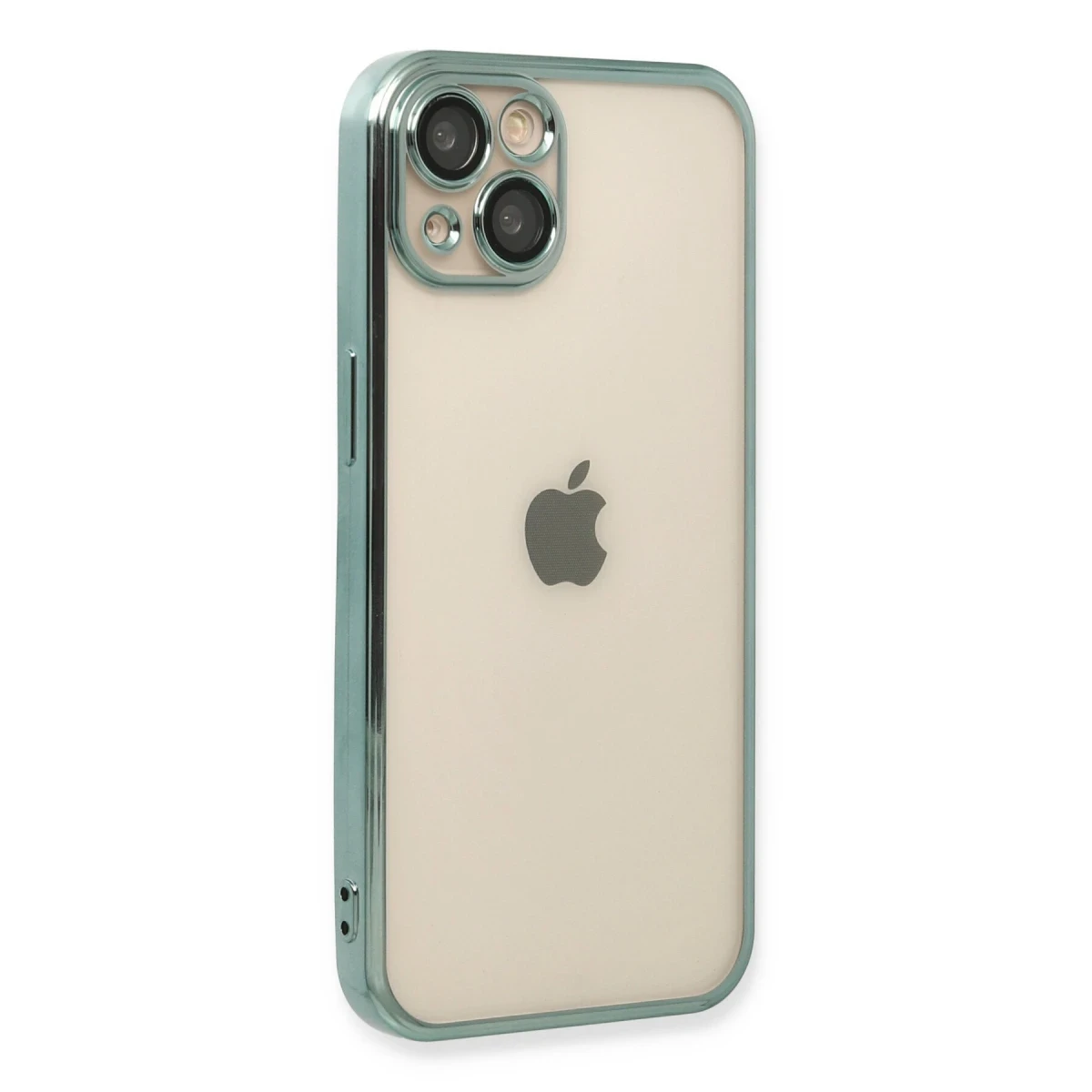 Apple iPhone 14 Kılıf Razer Lensli Silikon - Yeşil