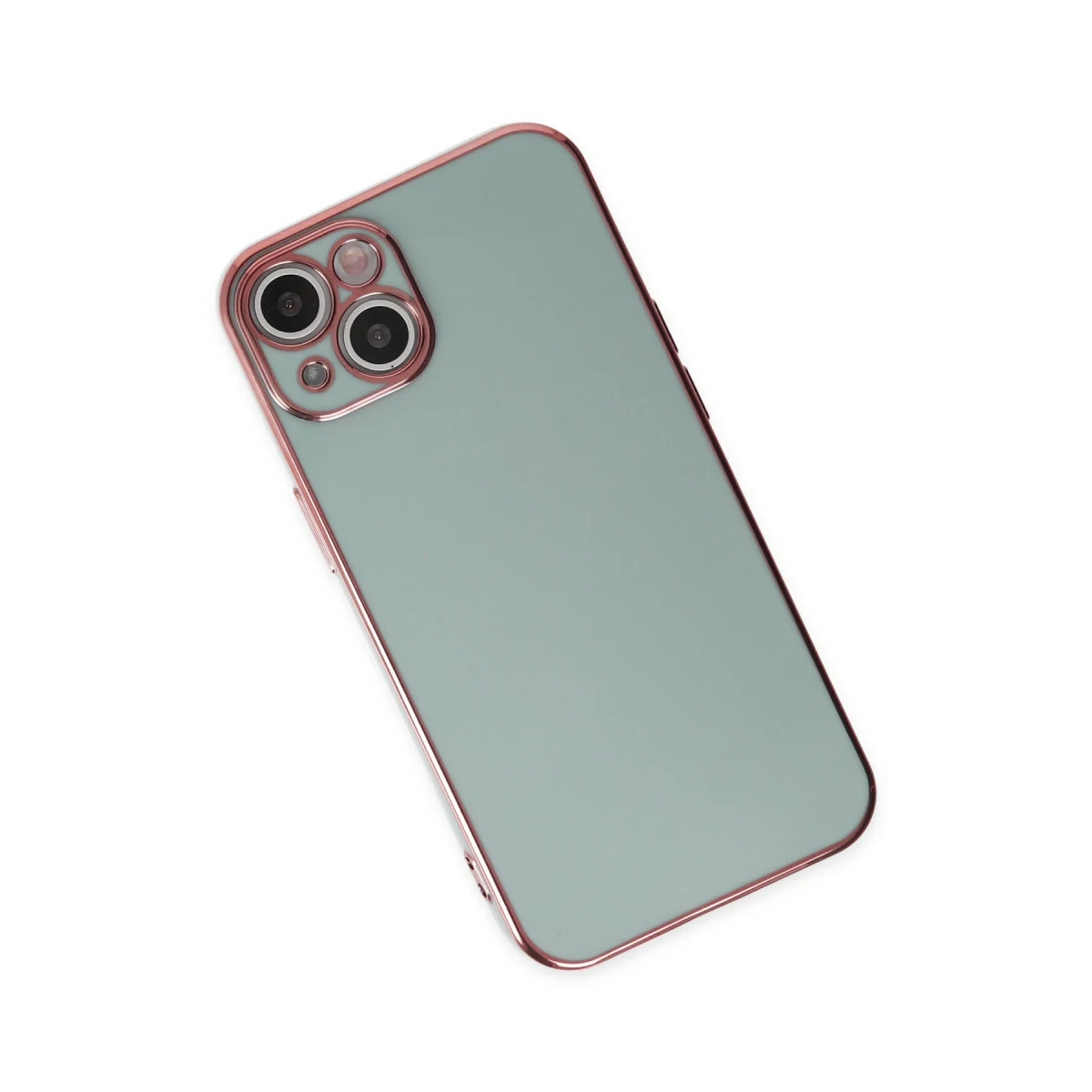 Apple iPhone 14 Kılıf Volet Silikon - Açık Yeşil