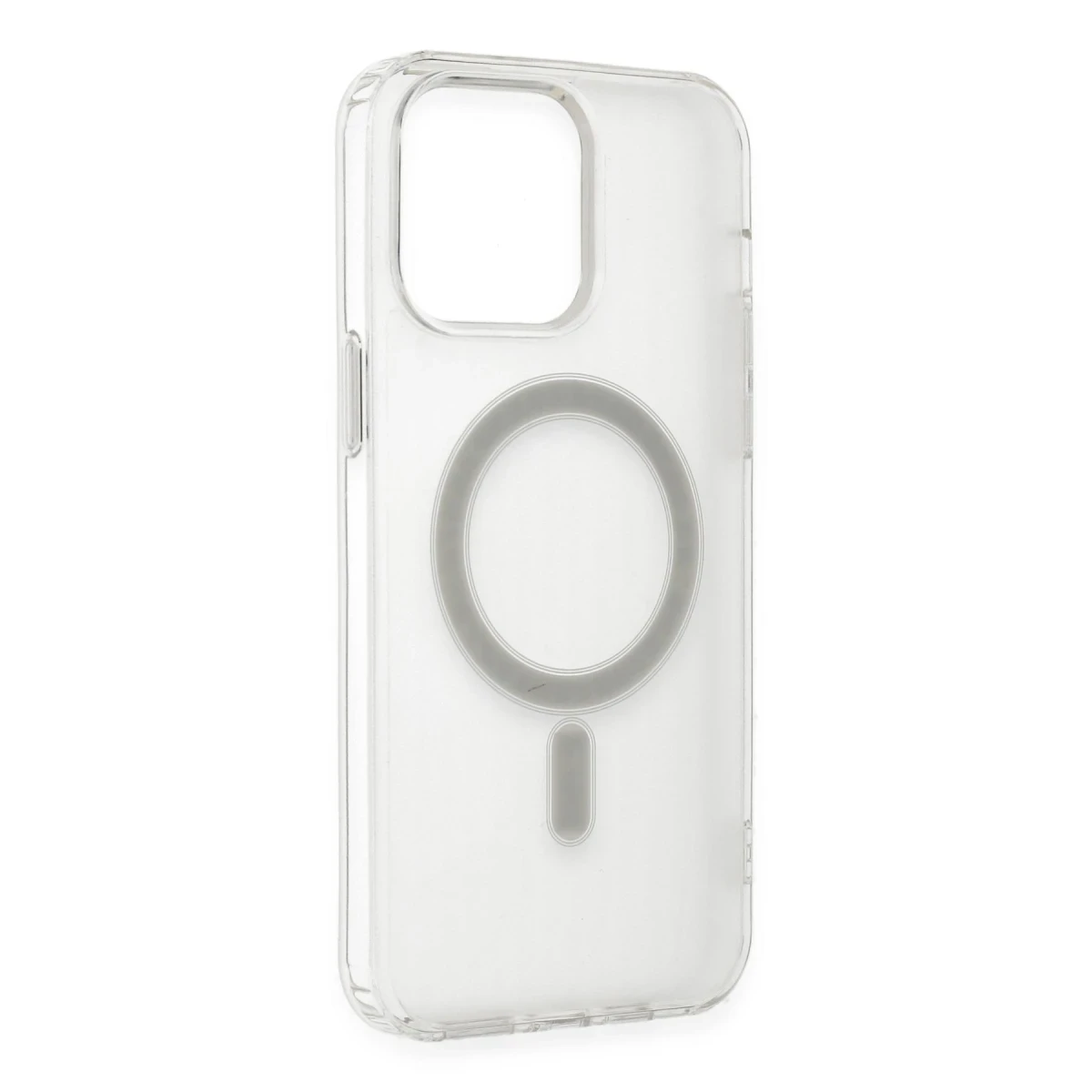 Apple iPhone 14 Pro Kılıf Matte Şeffaf Magneticsafe - Şeffaf