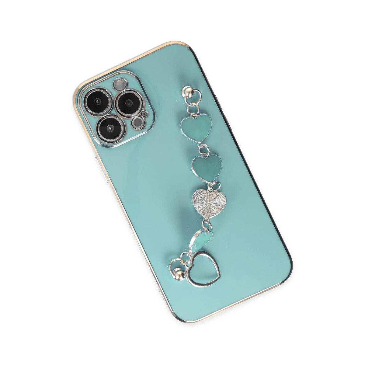 Apple iPhone 14 Pro Max Kılıf Esila Silikon - Su Yeşili