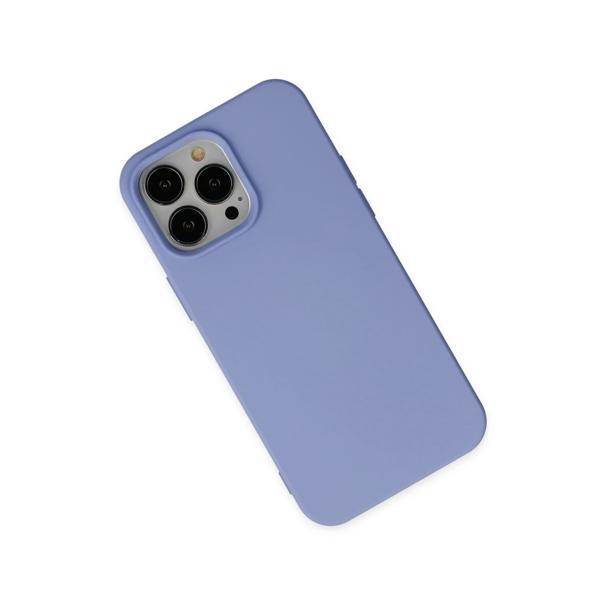 Apple iPhone 14 Pro Max Kılıf Nano içi Kadife Silikon - Lila