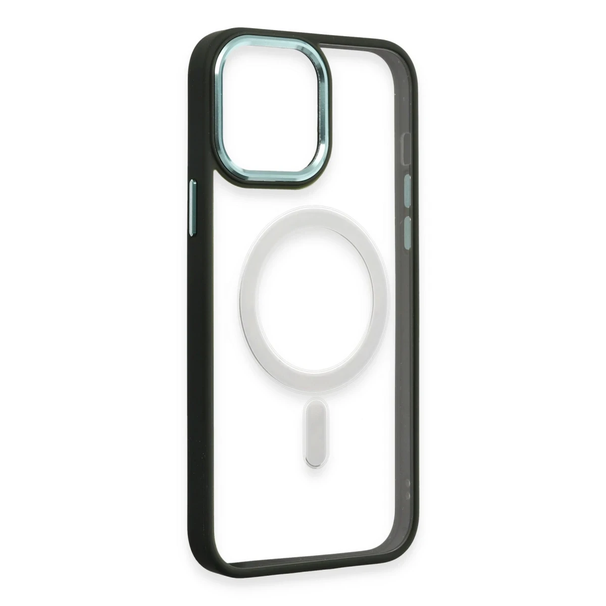 Apple iPhone 15 Pro Kılıf Room Magneticsafe Silikon - Köknar Yeşili