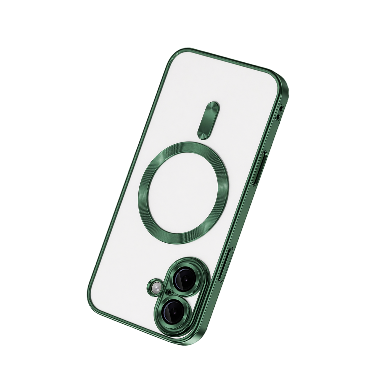 Apple iPhone 16 Kılıf Kross Magneticsafe Kapak - Koyu Yeşil
