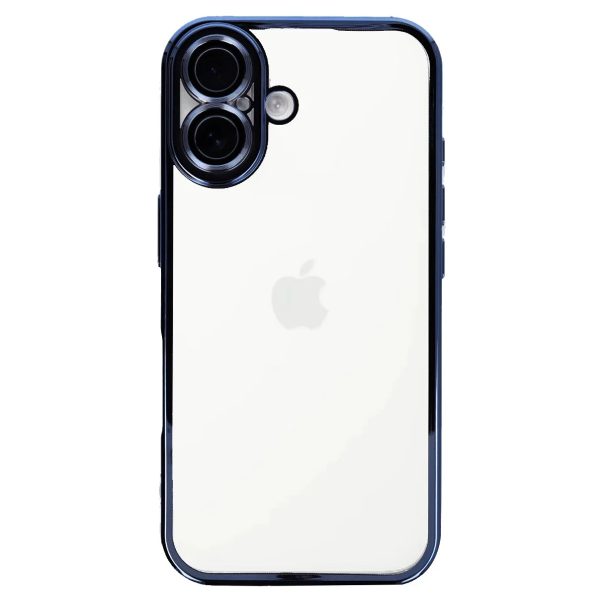 Apple iPhone 16 Kılıf Razer Lensli Silikon - Açık Mavi