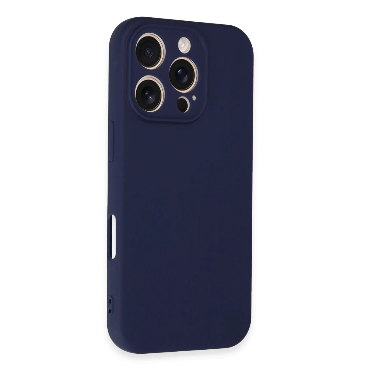 Apple iPhone 16 Pro Kılıf First Silikon - Lacivert