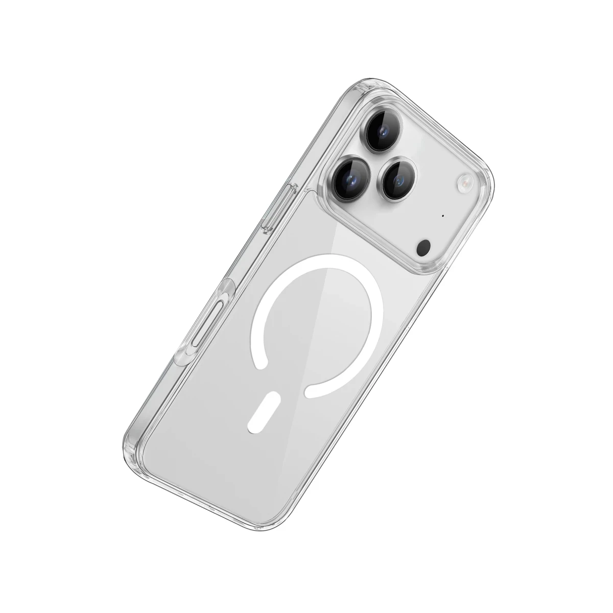 Apple iPhone 17 Pro Kılıf Pc Real Magsafe Kapak - Şeffaf