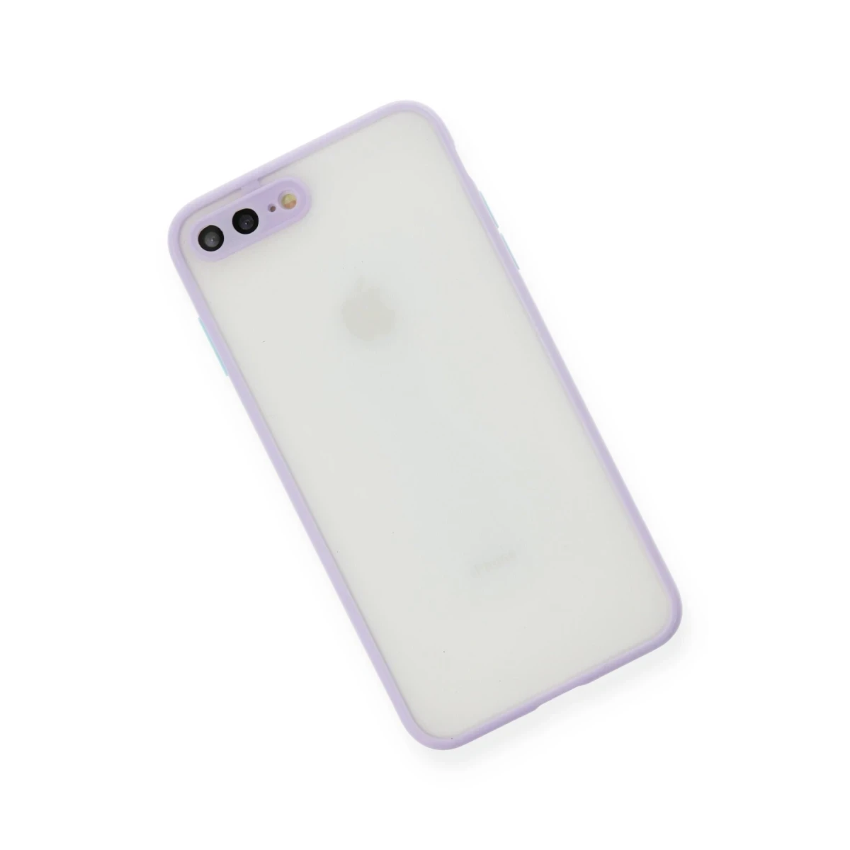 Apple iPhone 7 Plus Kılıf Montreal Silikon Kapak - Mor
