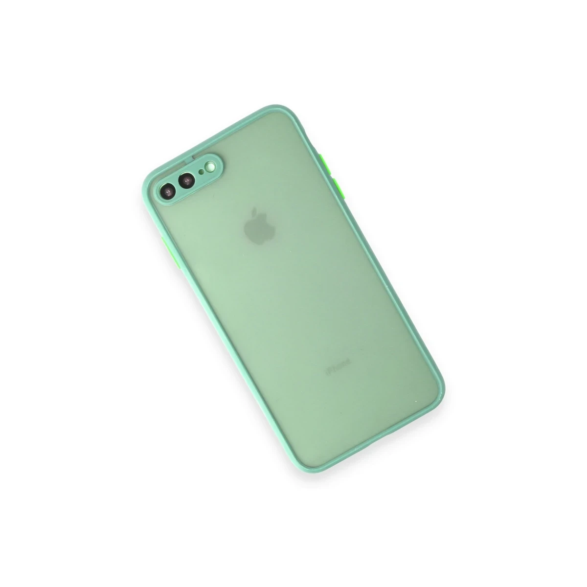 Apple iPhone 7 Plus Kılıf Montreal Silikon Kapak - Turkuaz