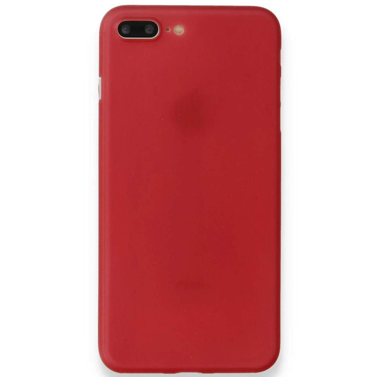 Apple iPhone 8 Plus Kılıf PP Ultra İnce Kapak - Kırmızı