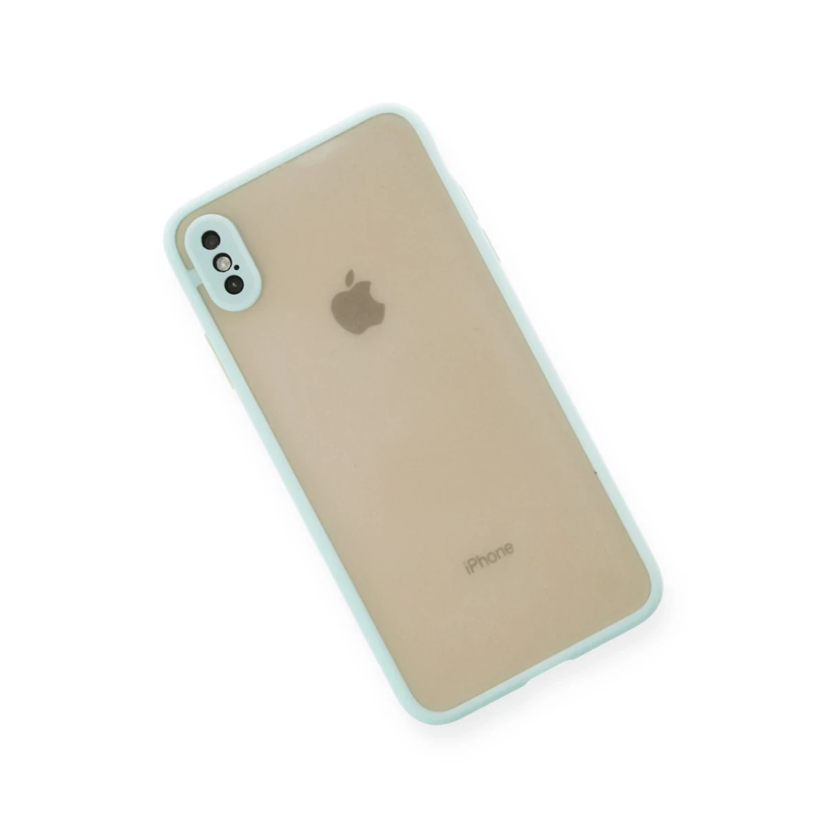 Apple iPhone X Kılıf Montreal Silikon Kapak - Turkuaz